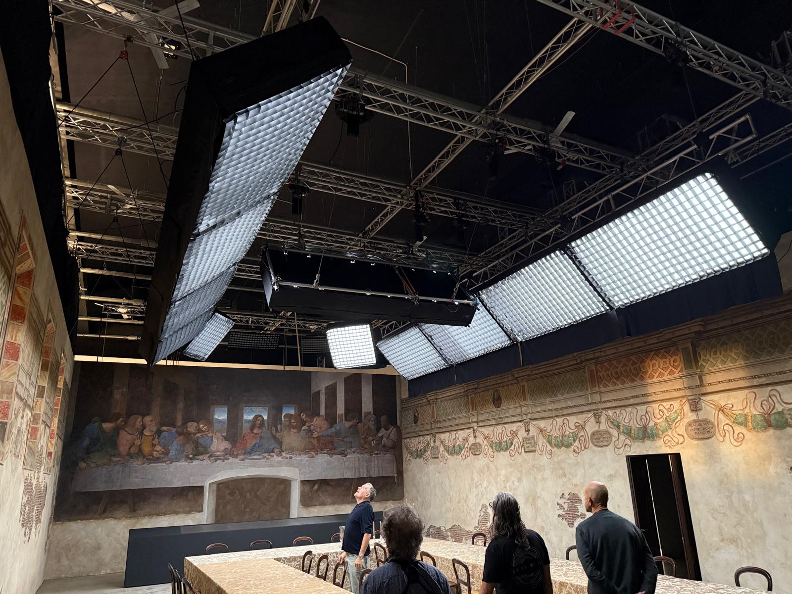 Flat Light mounted on vehicle